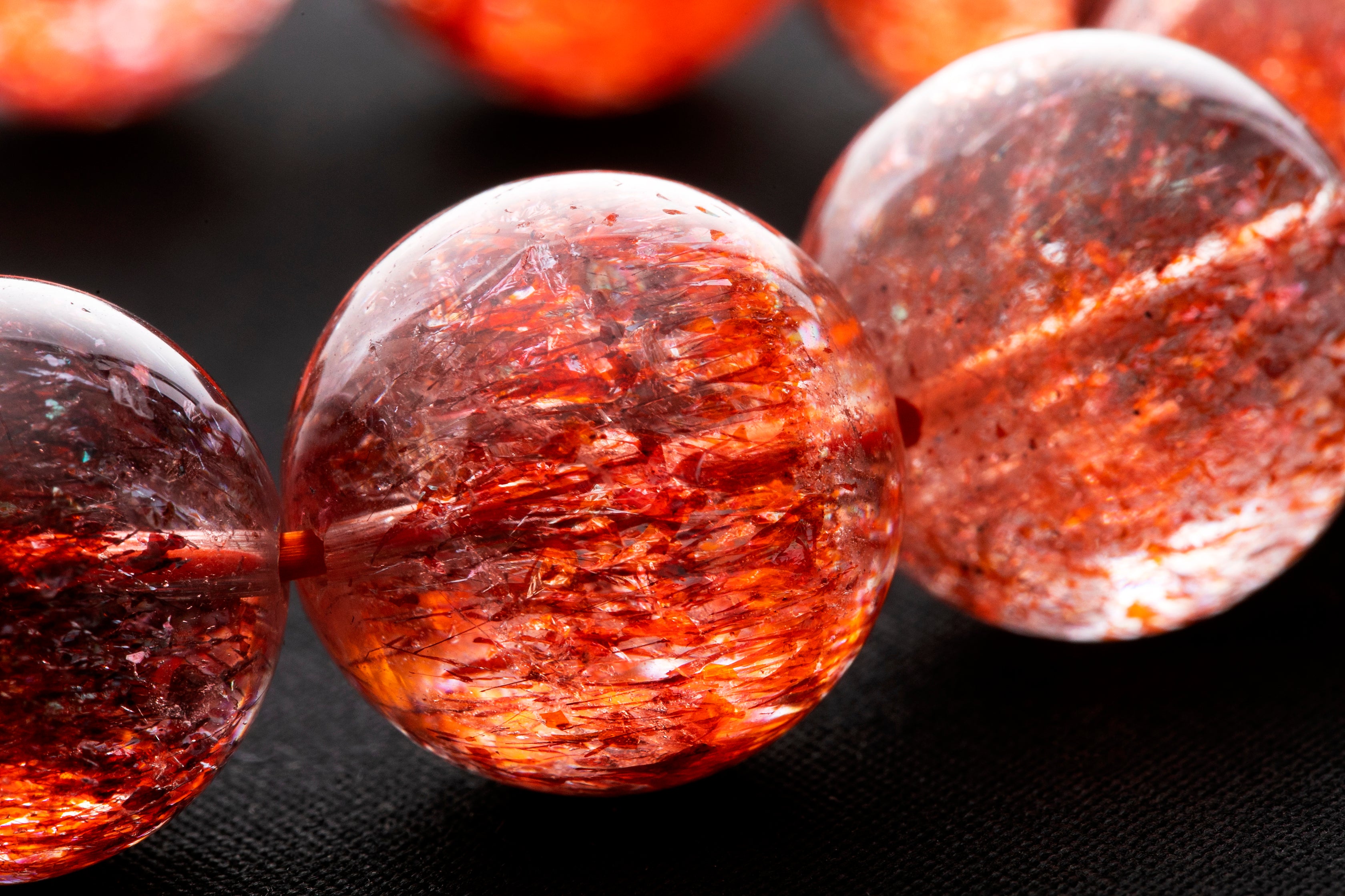 ファイヤーアンドアイスクォーツ 約98g ファイヤークォーツスフィア/Fire Quartz Sphere – INITIO