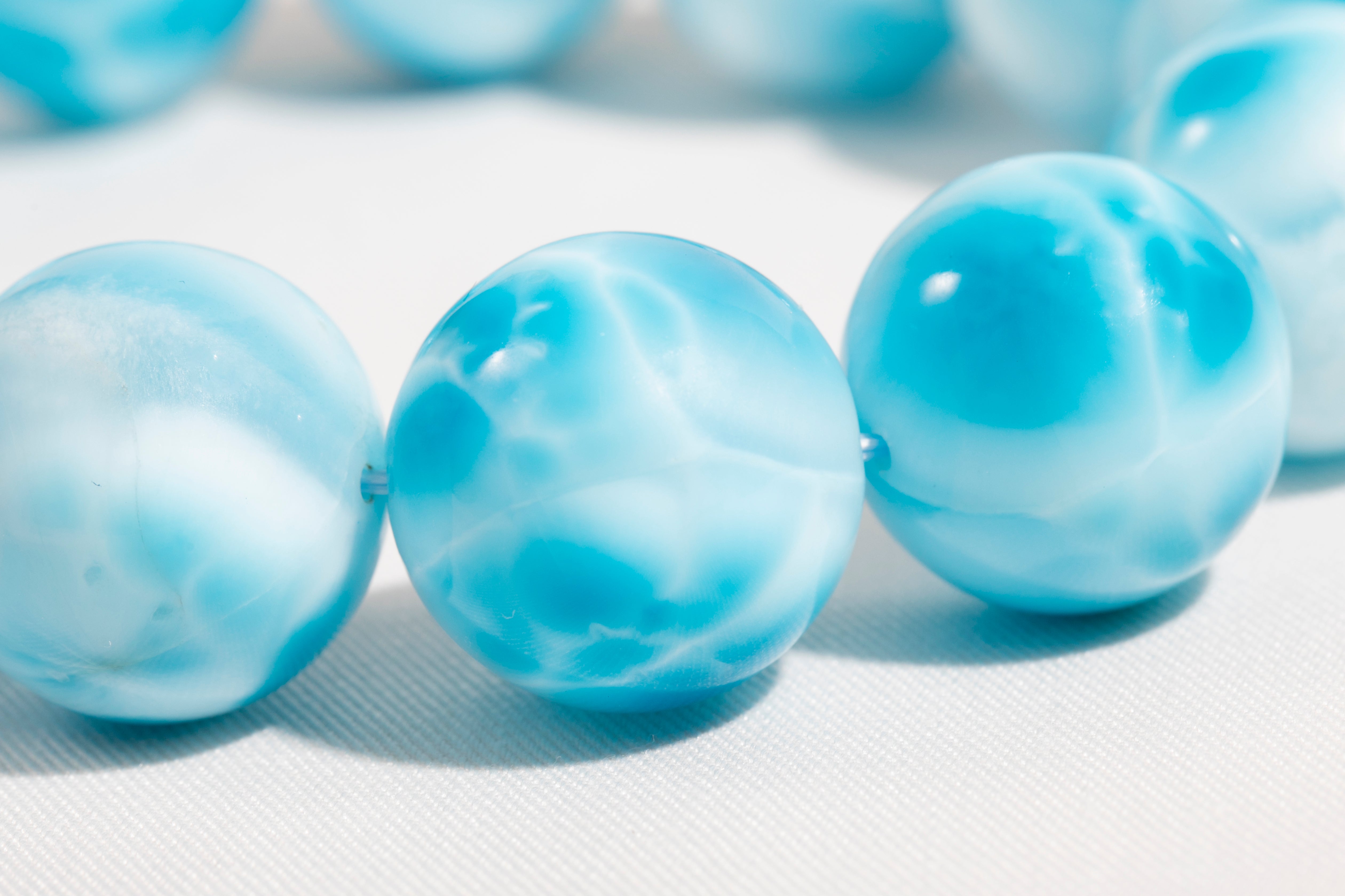 ラリマー　一本 Amazon.co.jp: [京珠堂] ラリマー Larimar ブレスレット ブルー