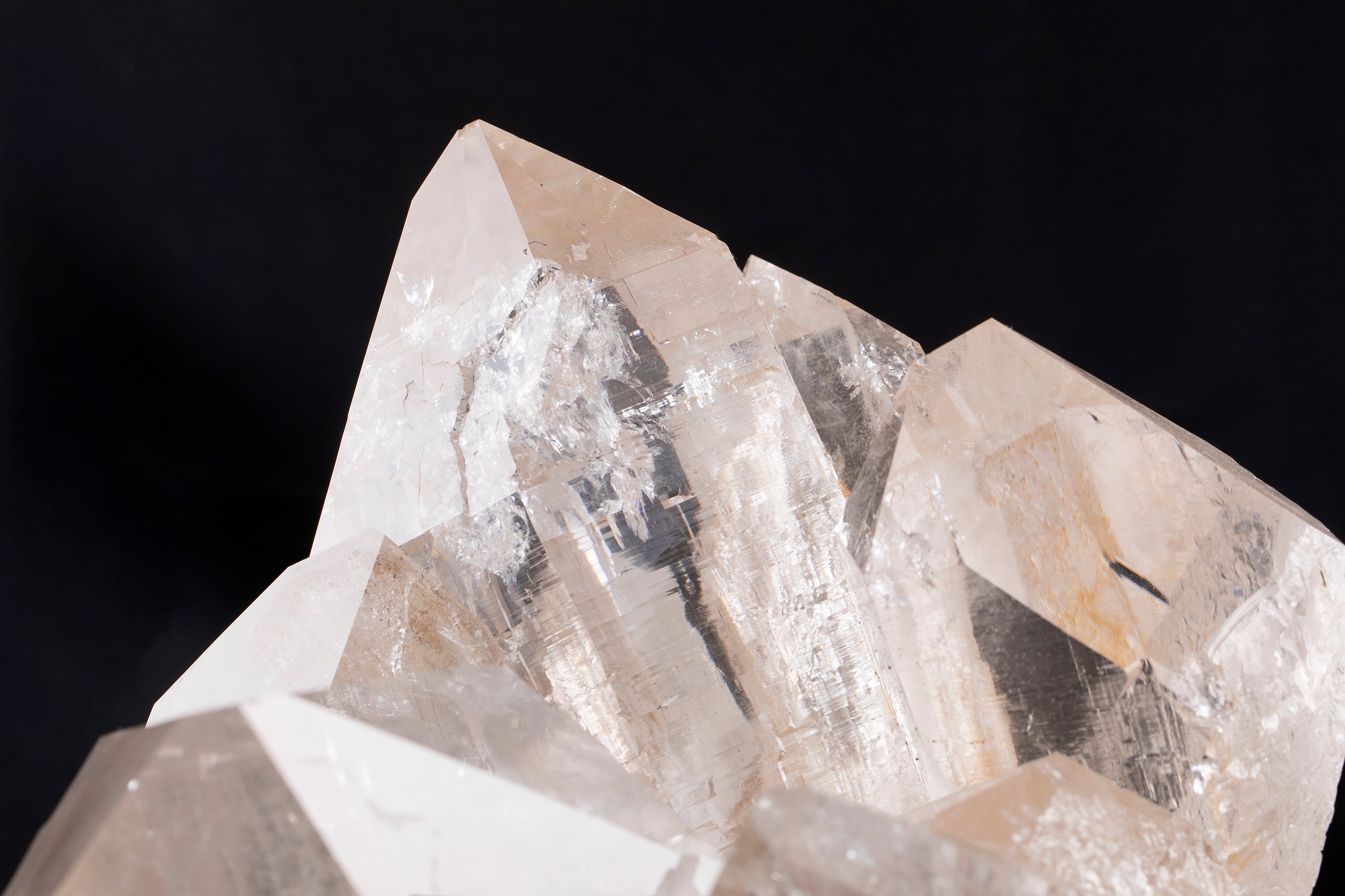 【高品質！】アーカンソー水晶 BIGポイント くっきり△ アーカンソー産 水晶ポイント 単結晶を全品原産地より直輸入